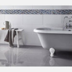 City White gloss Elegance Light grey 6060 & hex grey mosaic