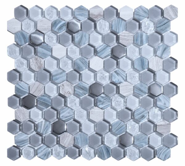 hexagon grey