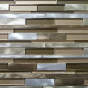 metallic marron linear