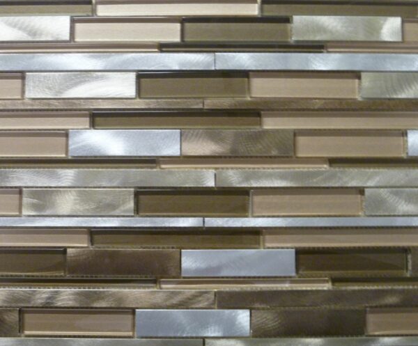 metallic marron linear