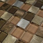 metallic marron mosaic 2