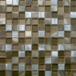 metallic marron mosaic 3