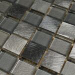 metallic silver mosaic 2